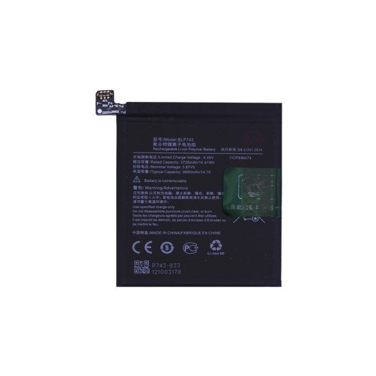 Battery BLP743 for OnePlus 7T/HD1903 3725mAh